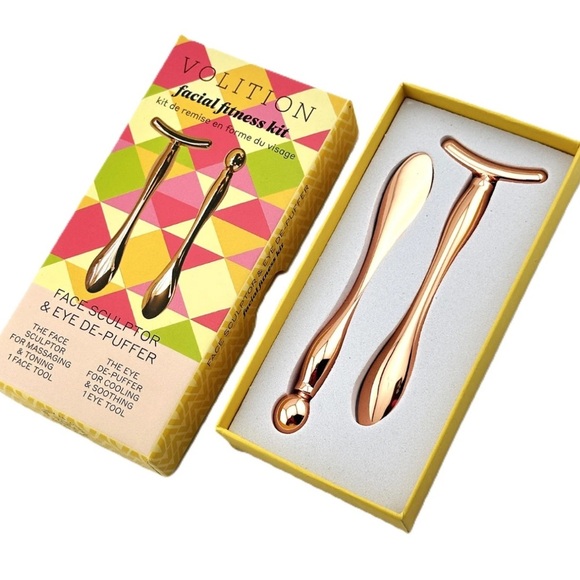 Volition Other - NWT: Volition Rose Gold Tools Face sculptor-depuffer Facial Fitness Kit(2 tools)